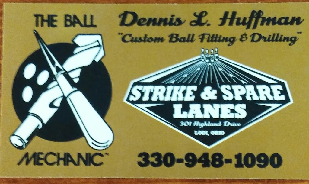 Strike & Spare Bowling Lanes | 301 Highland Dr, Lodi, OH 44254, USA | Phone: (330) 948-1090