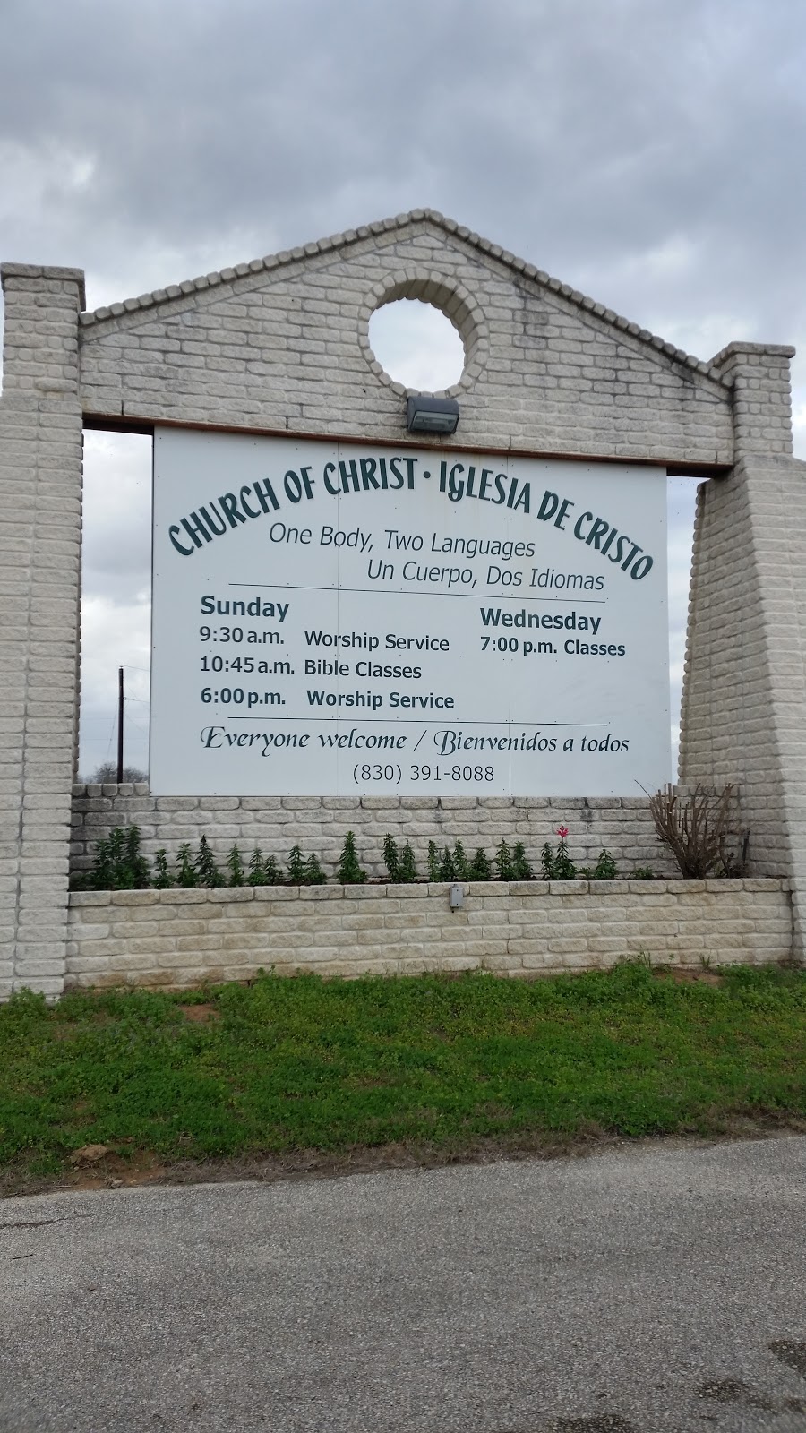 Stockdale Church of Christ | 633 Texas Hwy 123 N, Stockdale, TX 78160, USA | Phone: (830) 391-8088