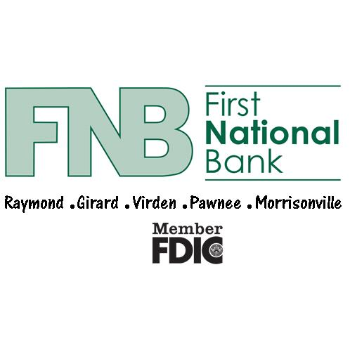 First National Bank of Raymond | 403 E Broad St, Raymond, IL 62560, USA | Phone: (217) 229-3701