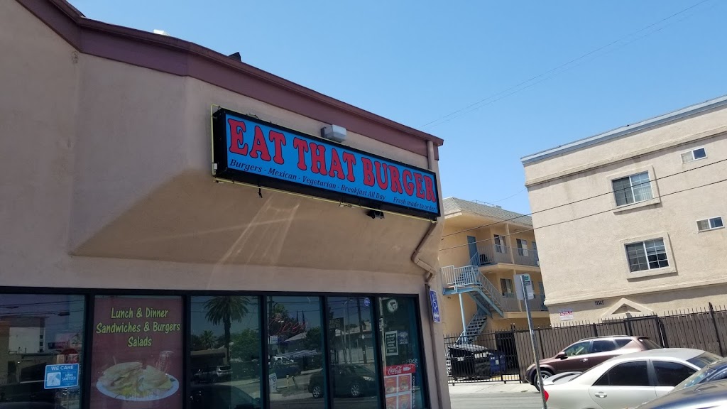 Eat That Burger | 11142 Burbank Blvd, North Hollywood, CA 91601, USA | Phone: (818) 821-6138