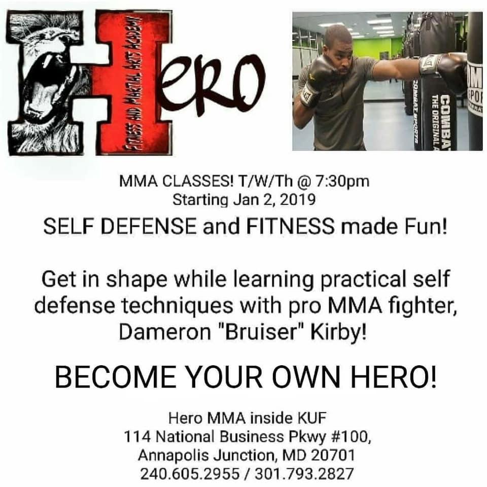 Hero MMA Academy | 114 National Business Pkwy Ste 100, Annapolis Junction, MD 20701, USA | Phone: (240) 605-2955