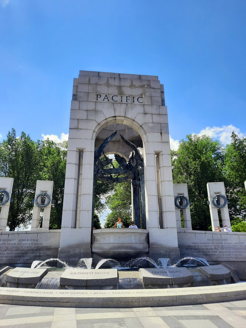 World War II Memorial | 1750 Independence Ave SW, Washington, DC 20024 | Phone: (202) 426-6841