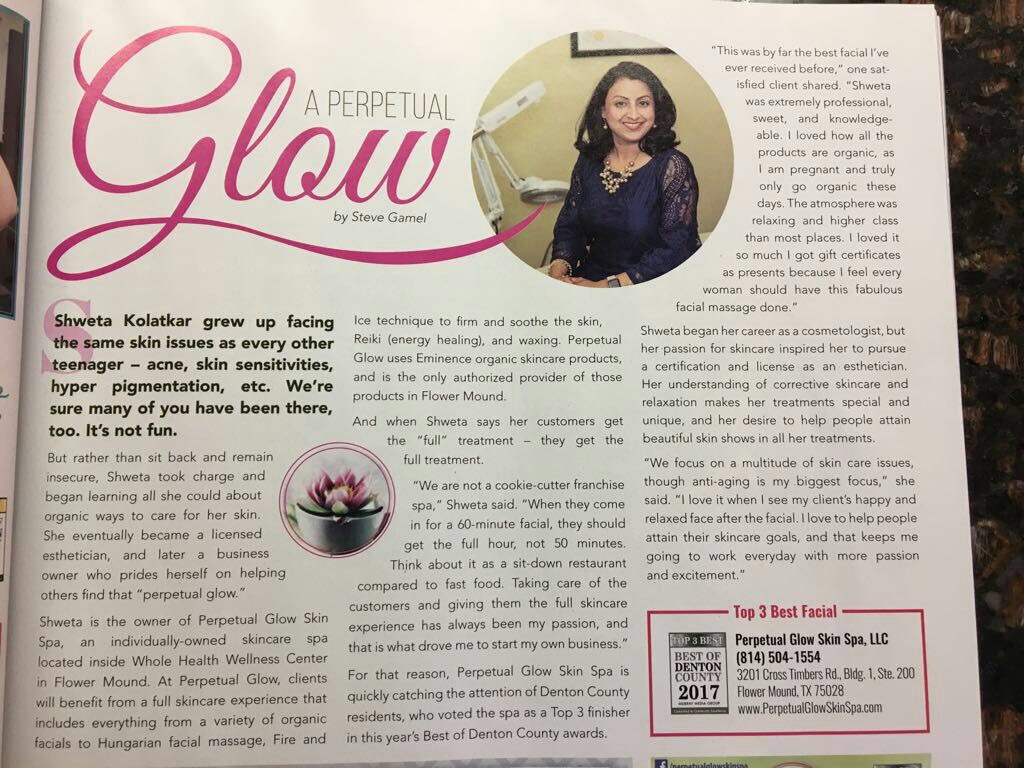 Perpetual Glow Skin Spa, LLC | 3201 Cross Timbers Rd building 1-200, Flower Mound, TX 75028, USA | Phone: (814) 504-1554