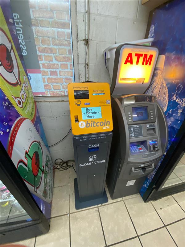 BudgetCoinz Bitcoin ATM | 3201 TN-12, Ashland City, TN 37015, USA | Phone: (800) 540-3220