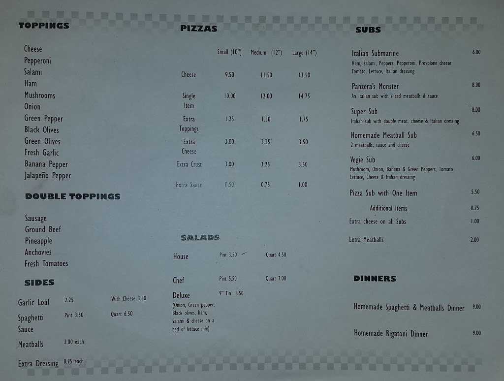 Panzeras Pizza of Upper Arlington | 3794 Fairlington Dr, Columbus, OH 43220, USA | Phone: (614) 442-7930