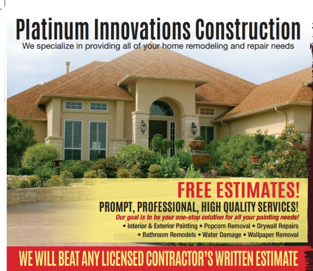 Platinum Innovations Construction LLC | 431 Arlington Rd N, Jacksonville, FL 32211, USA | Phone: (904) 566-7108