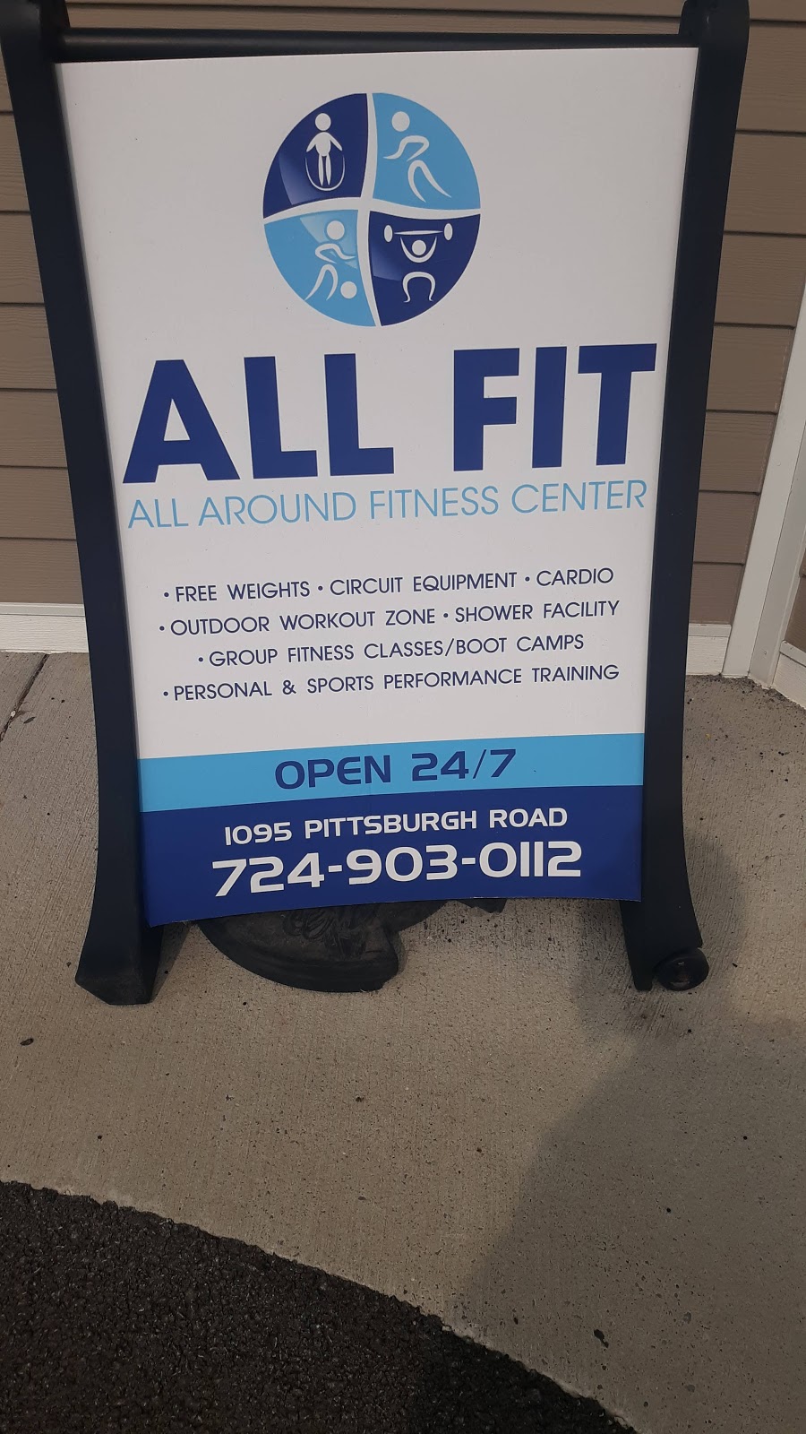 All Around Fitness Center | 1095 Pittsburgh Rd, Valencia, PA 16059, USA | Phone: (724) 903-0112