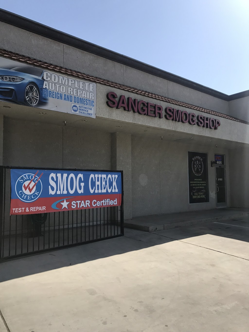 Sanger Smog And Repair LLC | 1320 Annadale Ave, Sanger, CA 93657, USA | Phone: (559) 365-1695