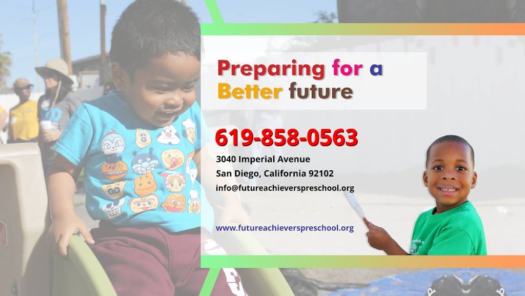 Future Achievers Preschool | 3040 Imperial Ave, San Diego, CA 92102, USA | Phone: (619) 858-0563