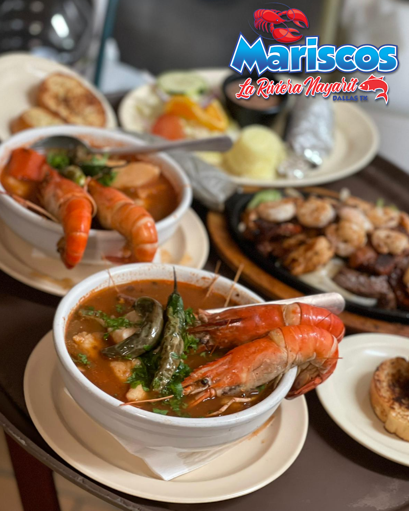 Mariscos La Riviera Nayarit | 10601 New Church Rd, Dallas, TX 75238, USA | Phone: (469) 941-4015