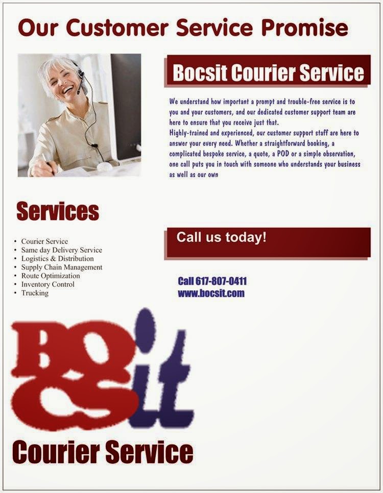 Bocsit Courier Service Avon | 254 Bodwell St, Avon, MA 02322, USA | Phone: (617) 807-0411