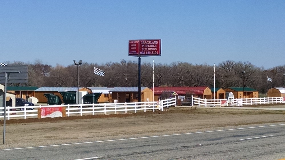Bubbas Graceland Portable Buildings | 30203 US-82, Whitesboro, TX 76273, USA | Phone: (903) 429-3194