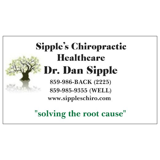 Dr. Dan Sipples Chiropractic Healthcare | 502 Richmond Rd N Ste A, Berea, KY 40403, USA | Phone: (859) 986-2225