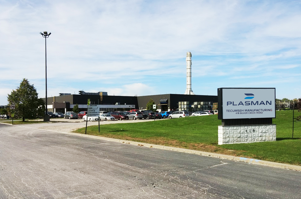 Plasman - Tecumseh Plant | 418 Silver Creek Industrial Dr, Windsor, ON N8N 4Y3, Canada | Phone: (519) 727-4545