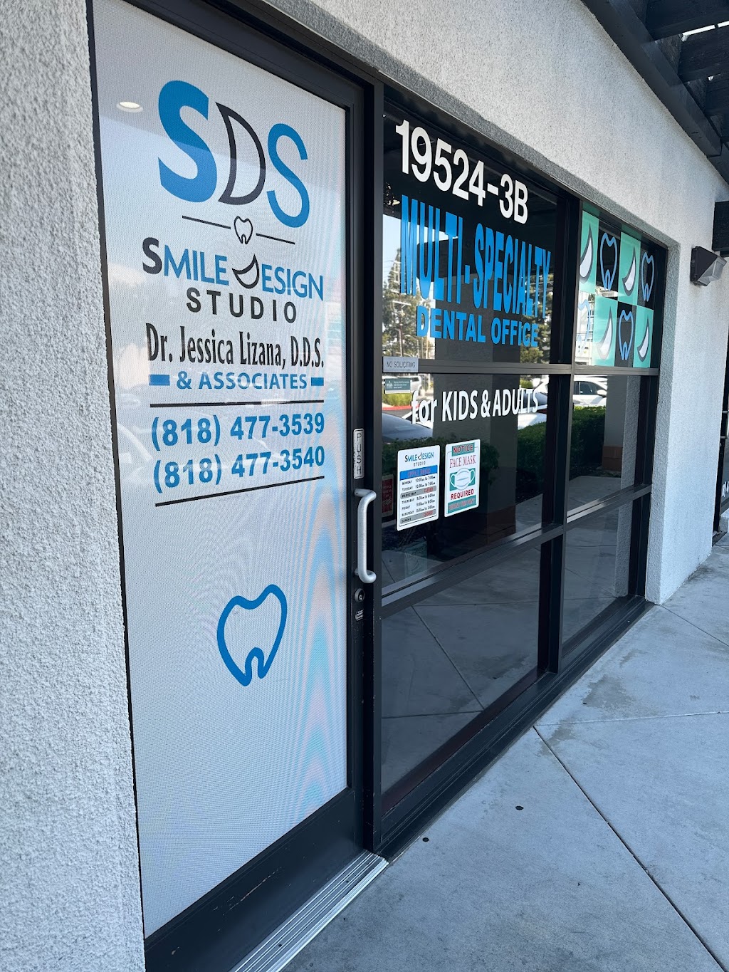 Smile Design Studio / Jessica Lizana, DDS | 19524 Nordhoff St #3B, Northridge, CA 91324, USA | Phone: (818) 477-3539