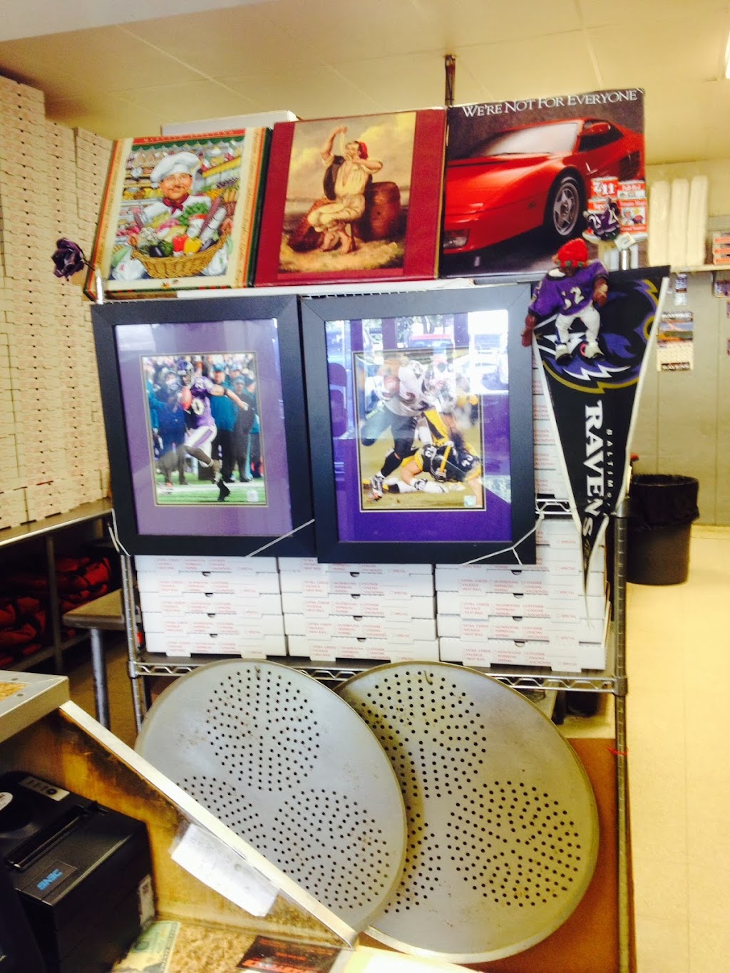 Pizza Ravens | 8611 Fort Smallwood Rd, Pasadena, MD 21122, USA | Phone: (410) 255-8888