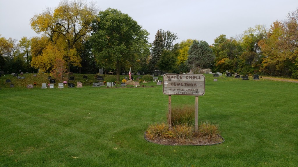 Maple Knoll Cemetery | Maple Grove, MN 55369, USA | Phone: (763) 420-3410