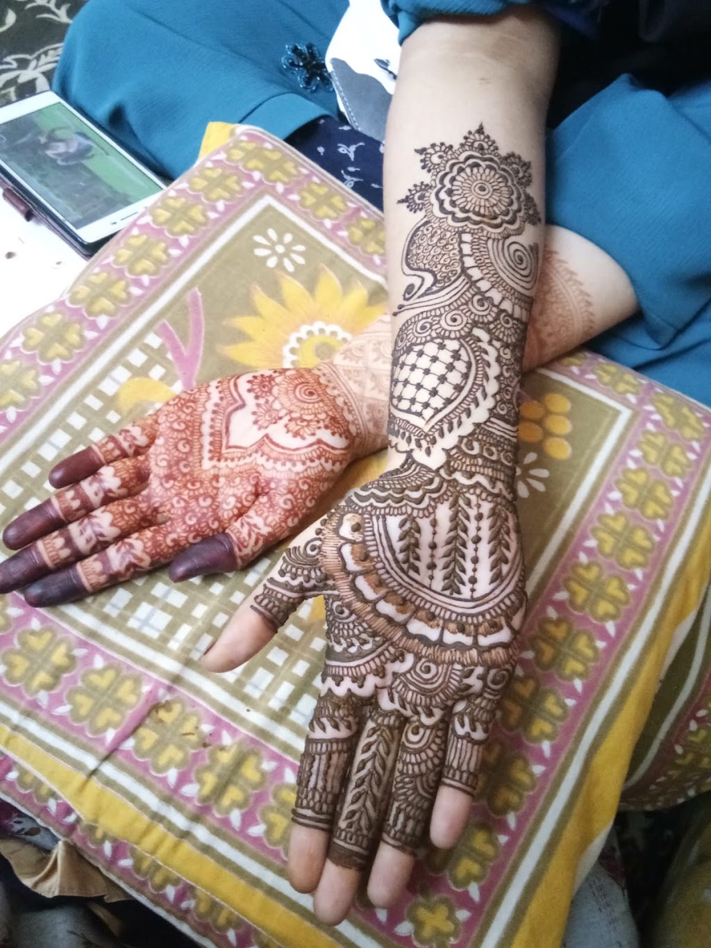 Nishad Mehandi Artist | # 74/7,8th B main road, New Gurappana Palya Opposit S A Gardenia building, New Gurappana Palya, BTM Layout, Bengaluru, Karnataka 560092, India | Phone: 097311 22206