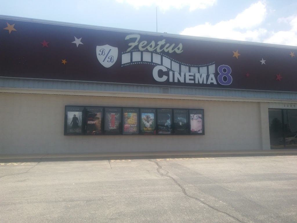 B&B Festus 8 Cinema | 1522 Parkway W, Festus, MO 63028, USA | Phone: (636) 933-0064