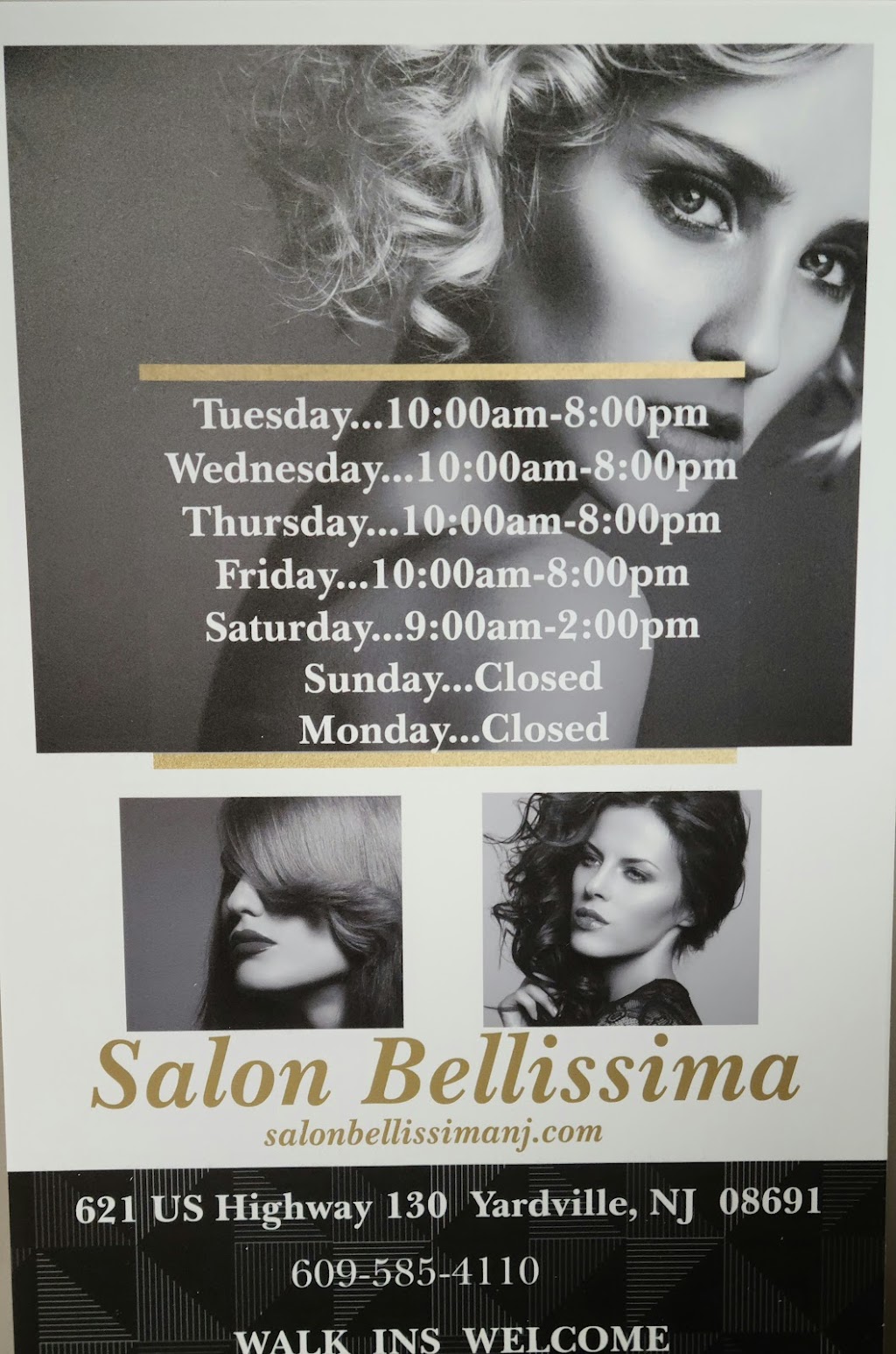 Salon Bellissima | 621 US-130, Trenton, NJ 08691, USA | Phone: (609) 585-4110