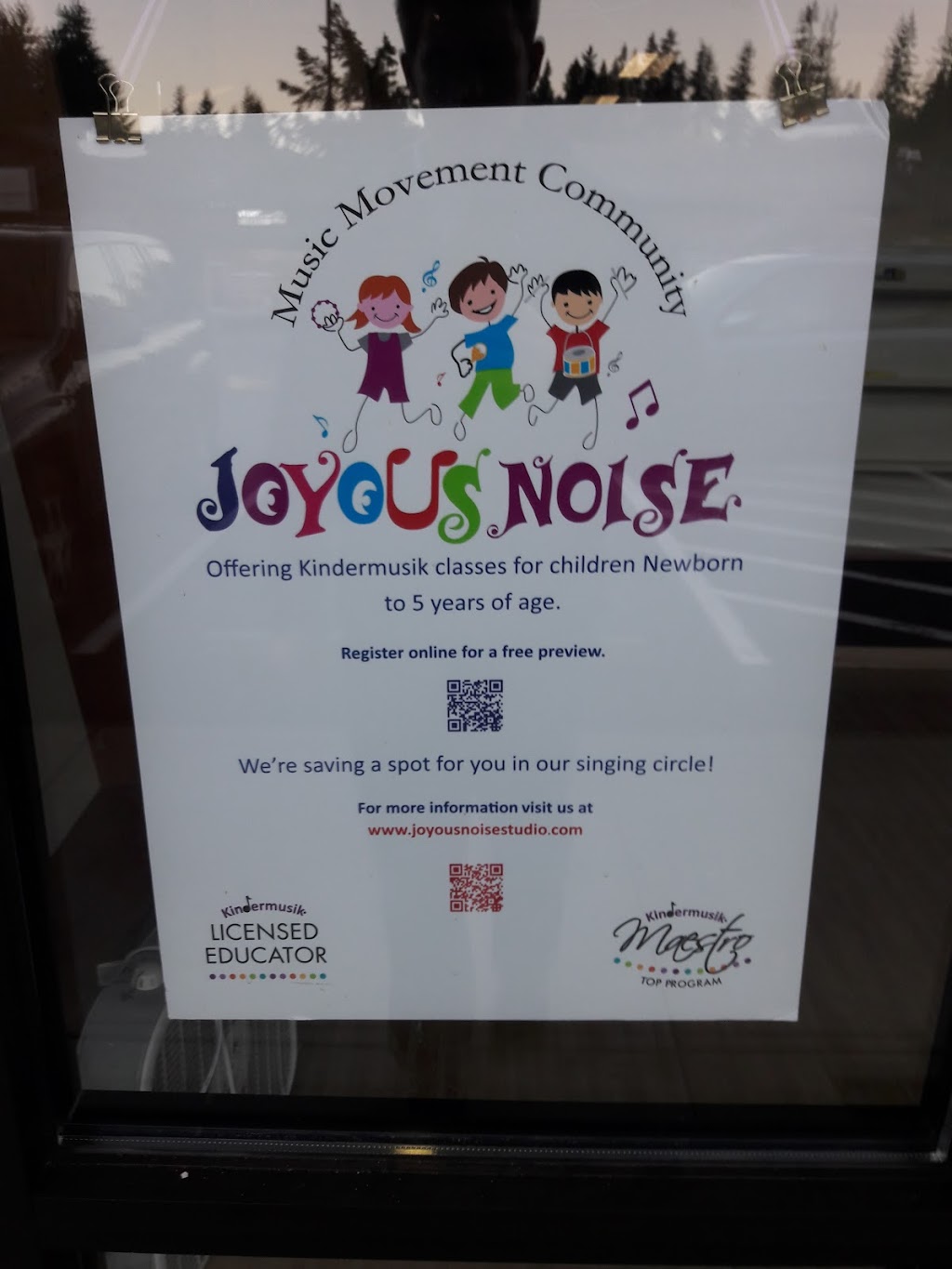 Joyous Noise Studio Kindermusik | 22320 NE Marketplace Dr, Redmond, WA 98053, USA | Phone: (425) 385-3636
