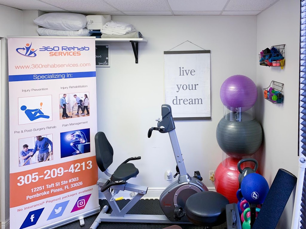 360 Rehab Sevices Inc. | 12251 Taft St #303, Pembroke Pines, FL 33026, USA | Phone: (305) 209-4213