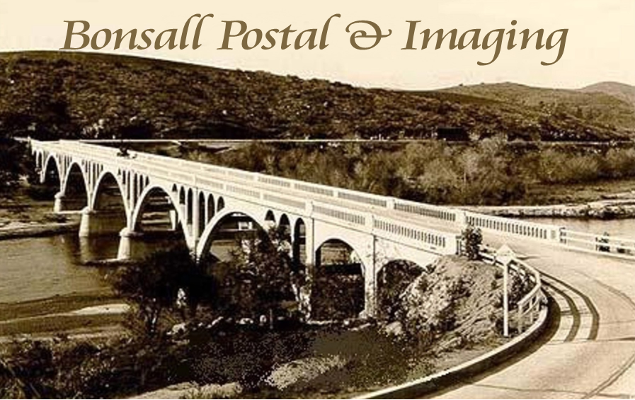 Bonsall Postal & Imaging | 5256 S Mission Rd #703, Bonsall, CA 92003, USA | Phone: (760) 941-9221