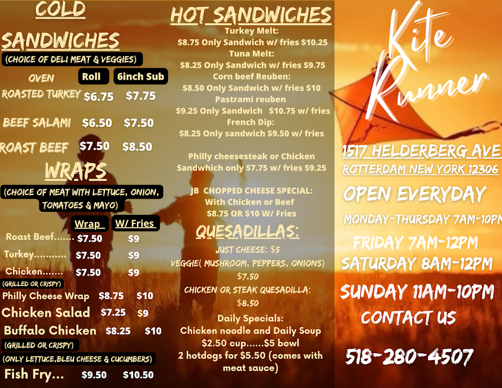 Kite Runner Grocery & Grill | 1517 Helderberg Ave, Schenectady, NY 12306, USA | Phone: (518) 280-4507