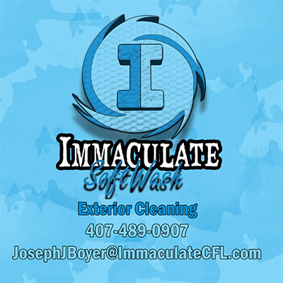Immaculate Softwash | 3891 Oakington Pl, Longwood, FL 32779, United States | Phone: (407) 489-0907