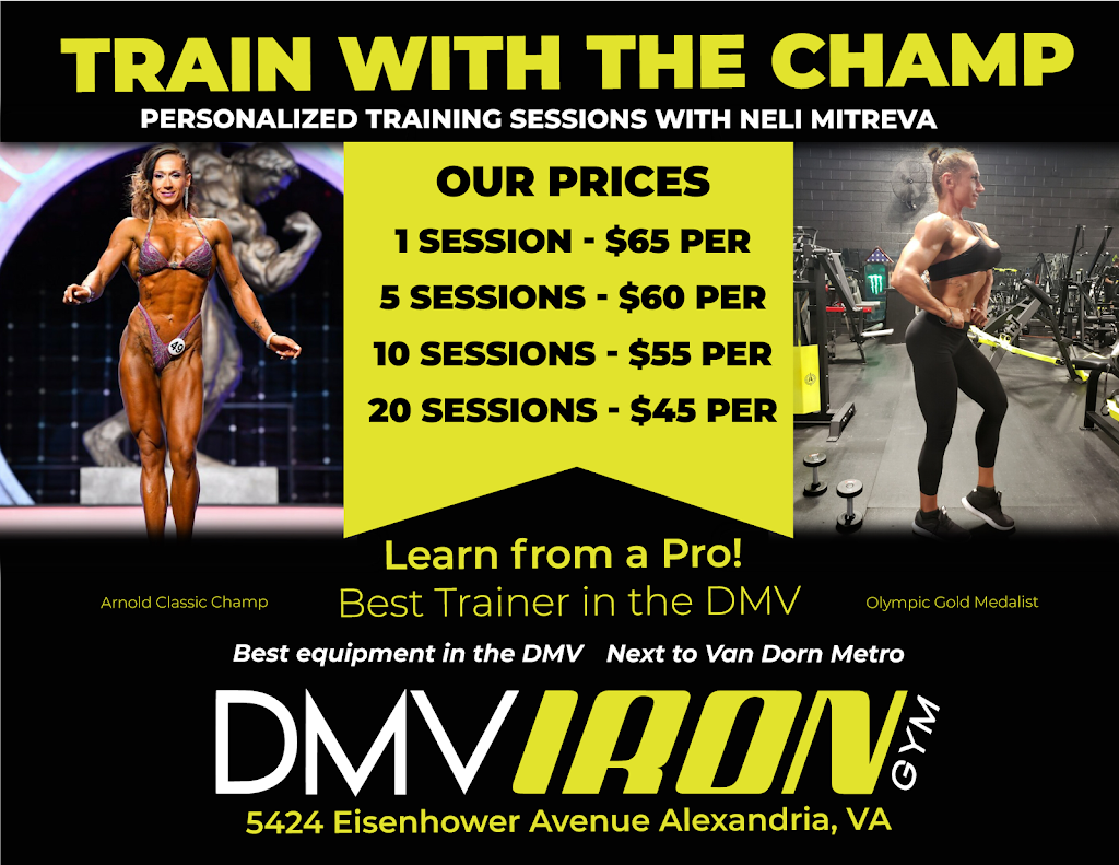 DMV Iron Gym | 5424 Eisenhower Ave, Alexandria, VA 22304, USA | Phone: (571) 619-2004