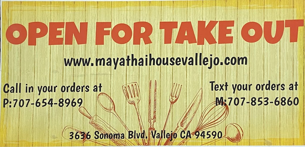 Maya Thai House | 3636 Sonoma Blvd, Vallejo, CA 94590, USA | Phone: (707) 654-8969