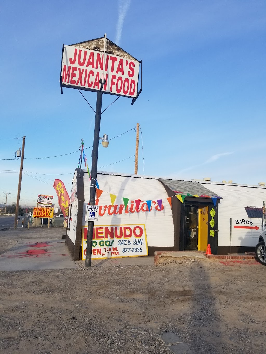 Juanitas Mexican Food | 421 Talbot Ave, Canutillo, TX 79835, USA | Phone: (915) 877-2335