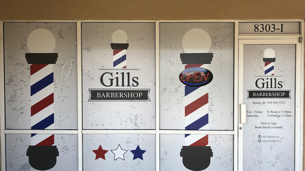 Gills Barbershop | 8303 E 81st St #i, Tulsa, OK 74133, USA | Phone: (918) 504-5523