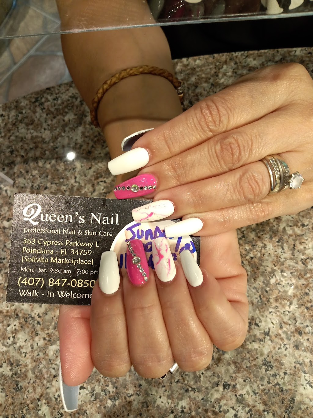 Queens Nails | 363 Cypress Pkwy, Poinciana, FL 34759 | Phone: (407) 847-0850