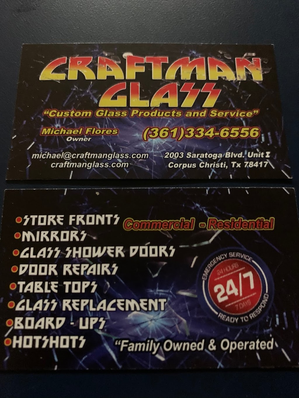 Craftman Glass & Door, LLC | 2003 Saratoga Blvd I, Corpus Christi, TX 78417, USA | Phone: (361) 334-6556