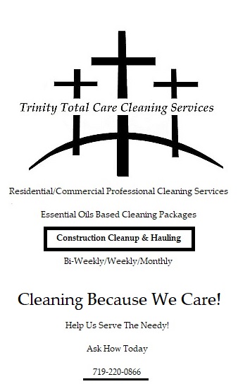 Trinity Total Care Cleaning Services | 741 Apache Trail, Woodland Park, CO 80863, USA | Phone: (719) 220-0866