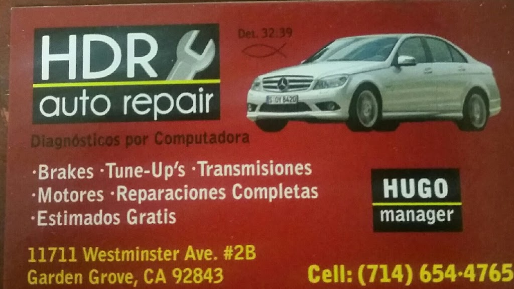 HDR Auto Repair | 11711 Westminster Ave # 2B, Garden Grove, CA 92843, USA | Phone: (714) 654-4765