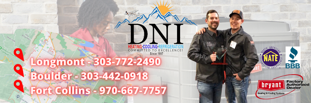 DNI Heating, Air Conditioning & Refrigeration | 14196 Co Rd 7, Mead, CO 80542, USA | Phone: (303) 772-2490