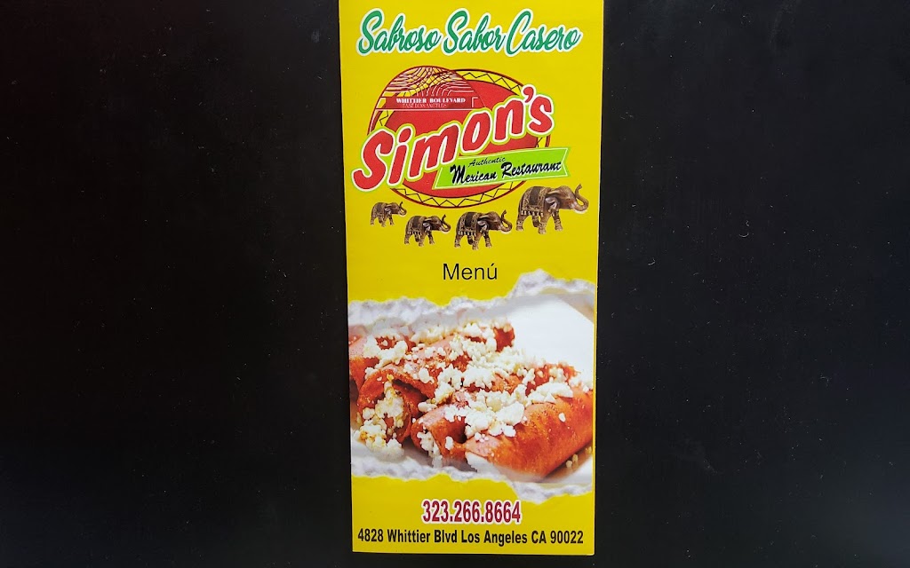 Simons Restaurant | 4828 Whittier Blvd, Los Angeles, CA 90022, USA | Phone: (323) 266-8664