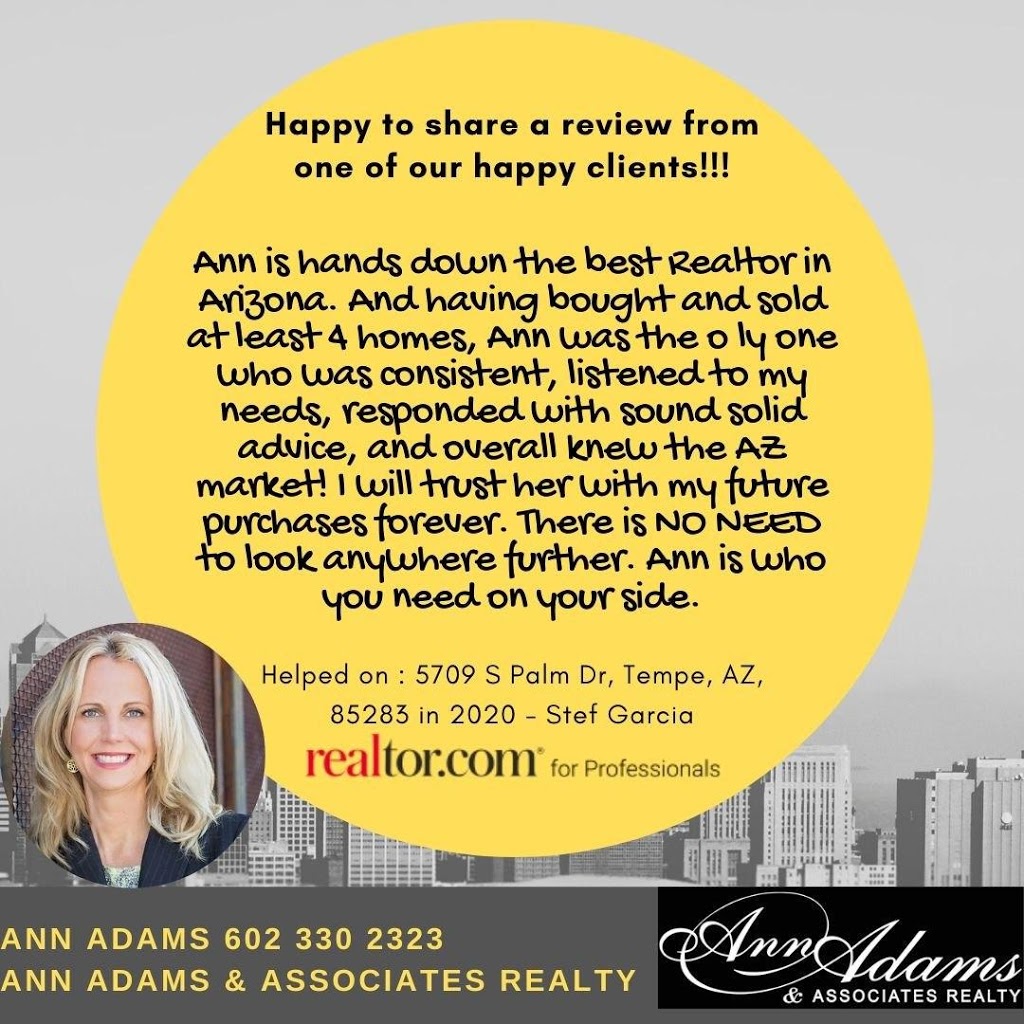 Ann Adams & Associates Realty | 6909 W Ray Rd suite 21-19, Chandler, AZ 85226, USA | Phone: (602) 330-2323