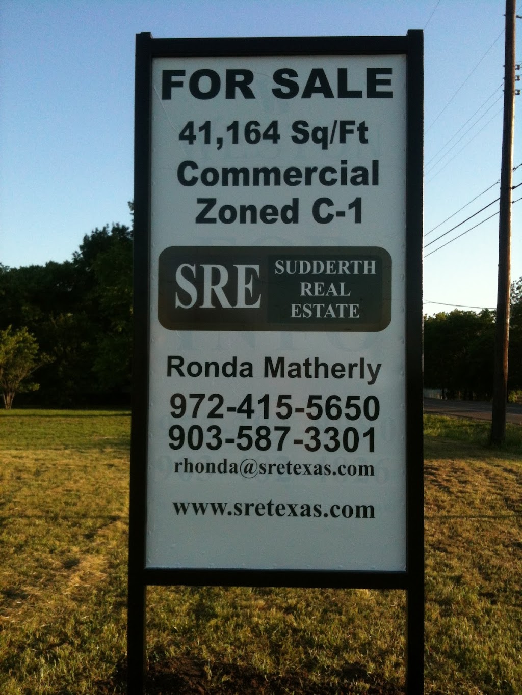 Ronda Matherly: SRE-Sudderth Real Estate, LLC | 100 E Collin St, Leonard, TX 75452 | Phone: (972) 415-5650