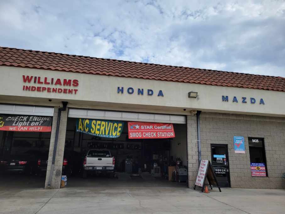 Williams Independent Auto Repair & Smog | 9435 Sierra Ave., Fontana, CA 92335, USA | Phone: (909) 428-6805