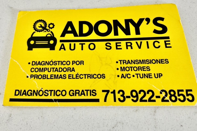 ADONYS AUTO SERVICIO | 483 County Rd 3560, Cleveland, TX 77327, USA | Phone: (713) 922-2855