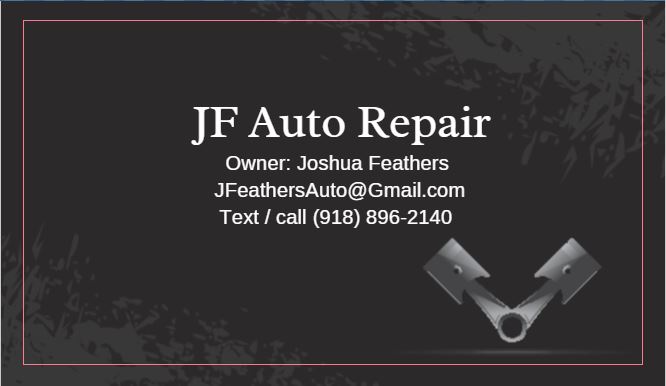 JF Auto Repair | 800 SE 4th St, Wagoner, OK 74467, USA | Phone: (918) 896-2140