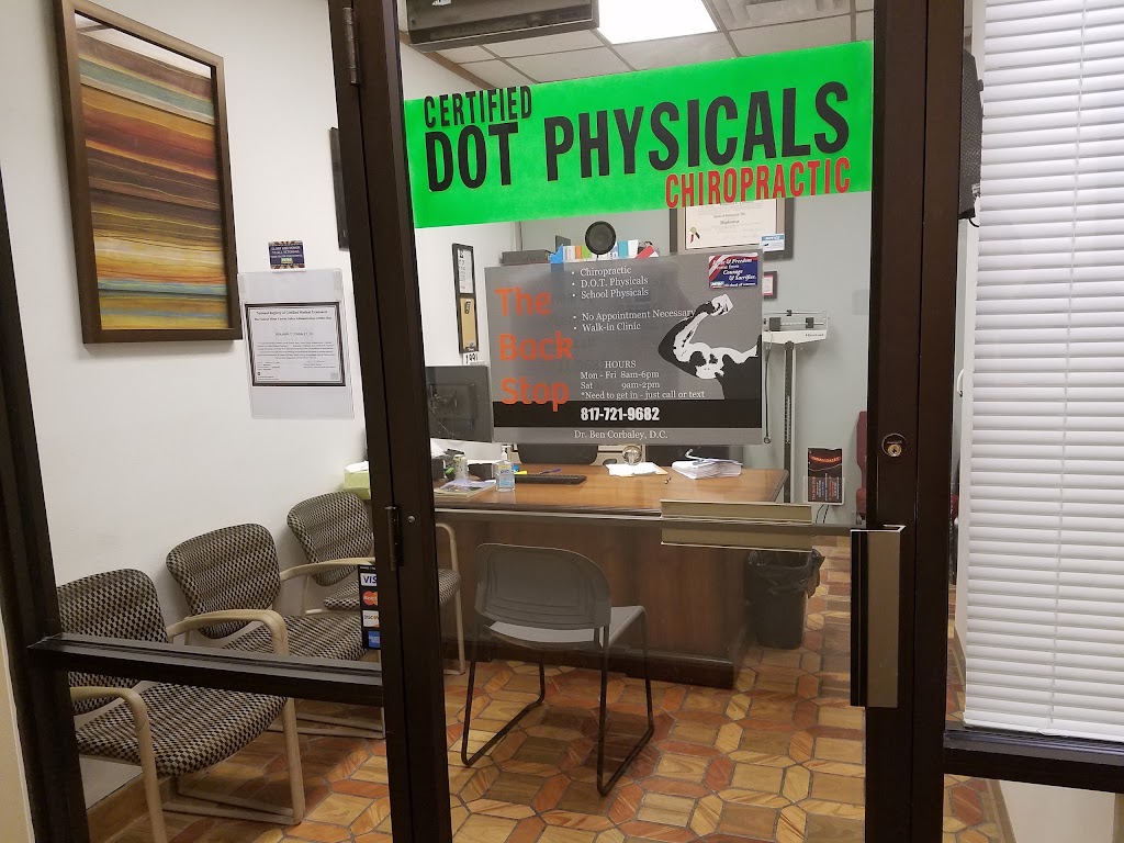 The Back Stop - DOT Physicals - INSIDE PETRO TRUCK STOP | 2001 Santa Fe Dr, Weatherford, TX 76086, USA | Phone: (817) 721-9682