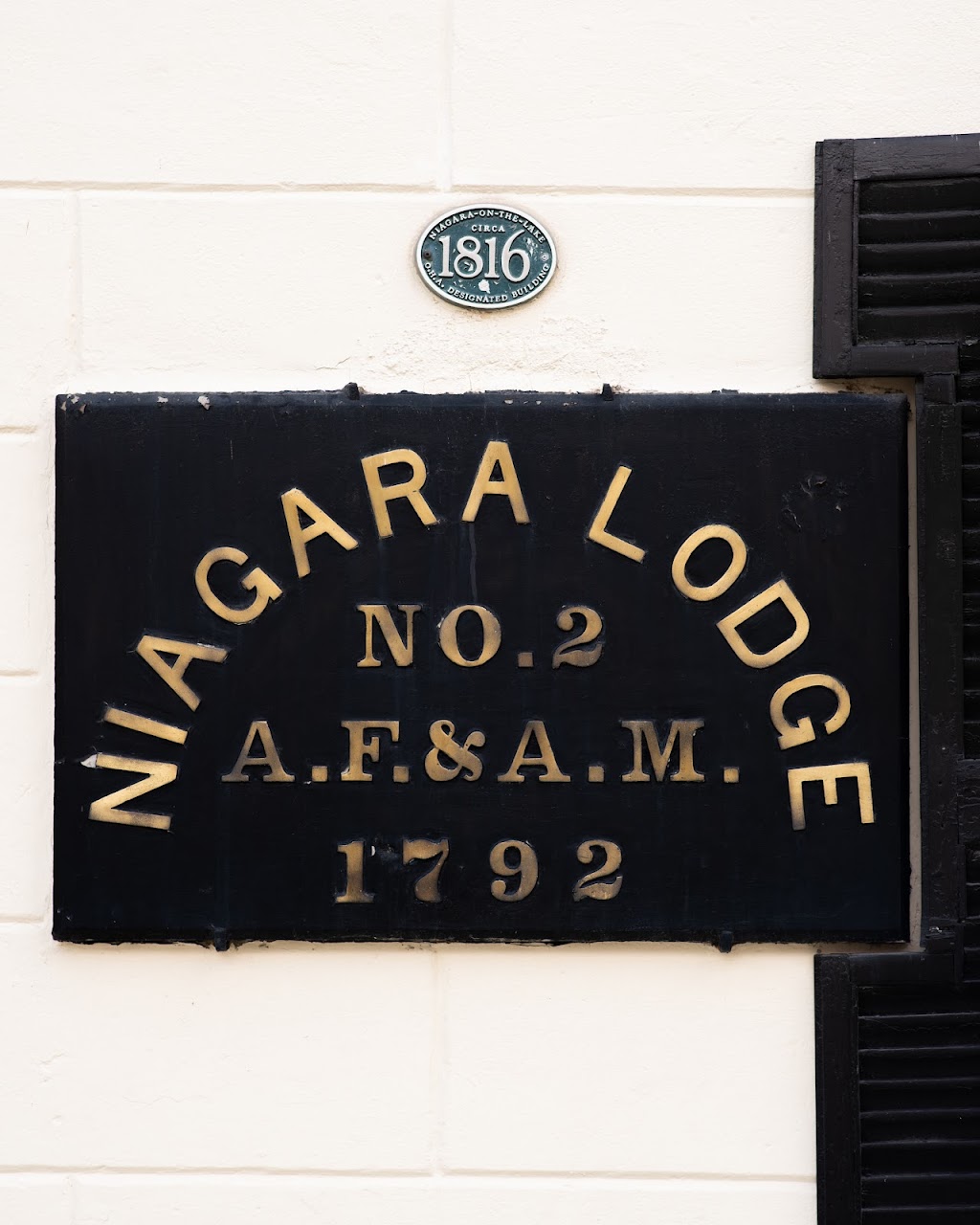 Niagara Lodge #2 A.F. & A.M., G.R.C. | 153 King St, Niagara-on-the-Lake, ON L0S 1J0, Canada | Phone: (905) 984-7938