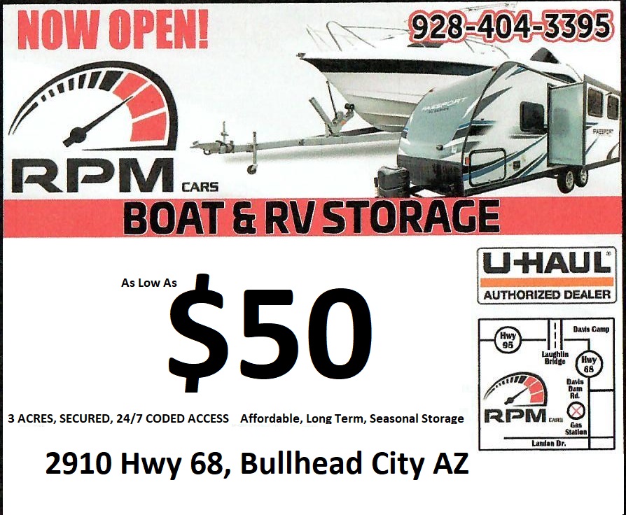 RPM Cars Boat & RV Storage | 2910 AZ-68, Bullhead City, AZ 86429, USA | Phone: (928) 404-3395