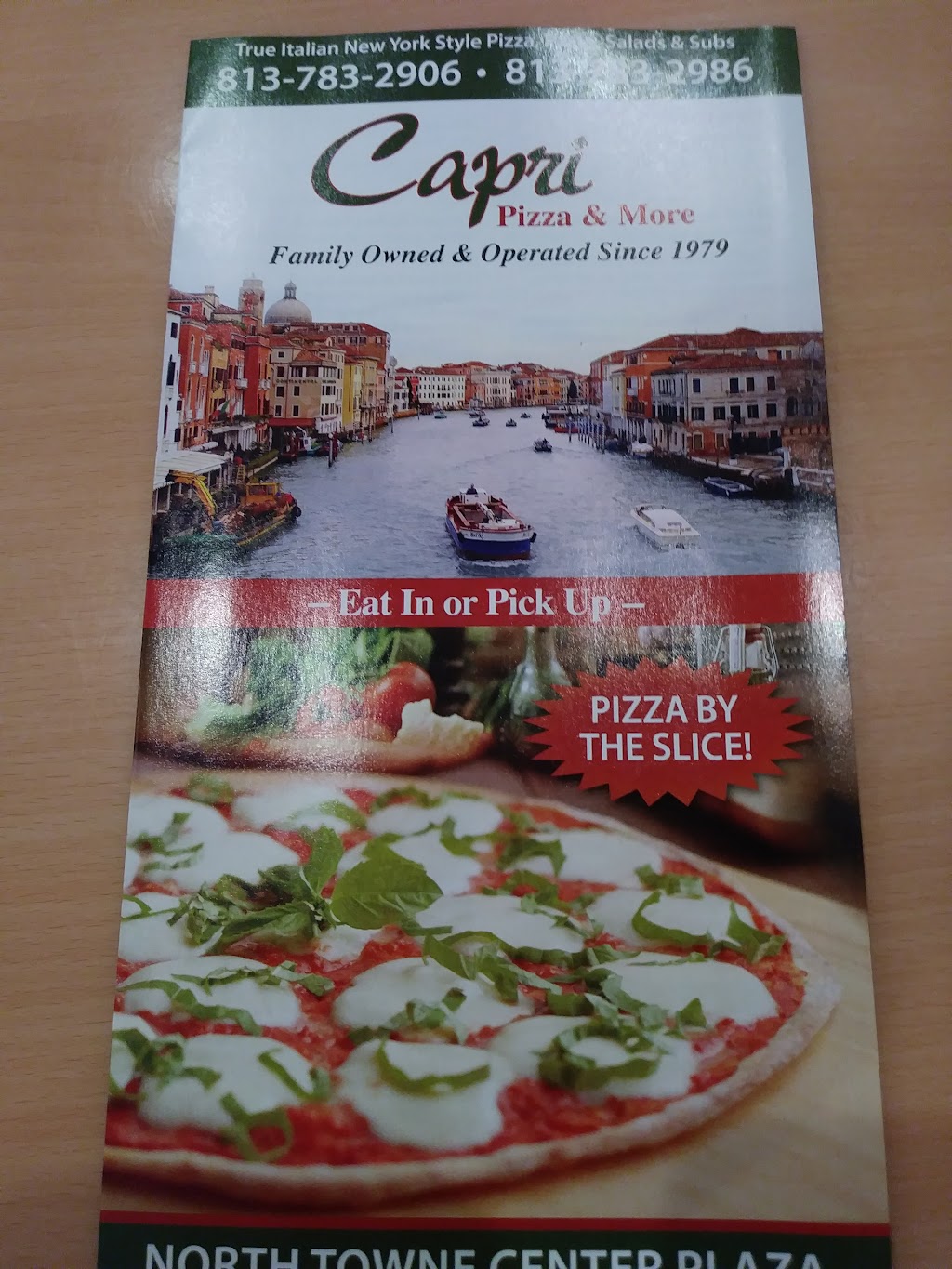 Capri Pizza & More | 7825 Gall Blvd, Zephyrhills, FL 33541, USA | Phone: (813) 783-2906