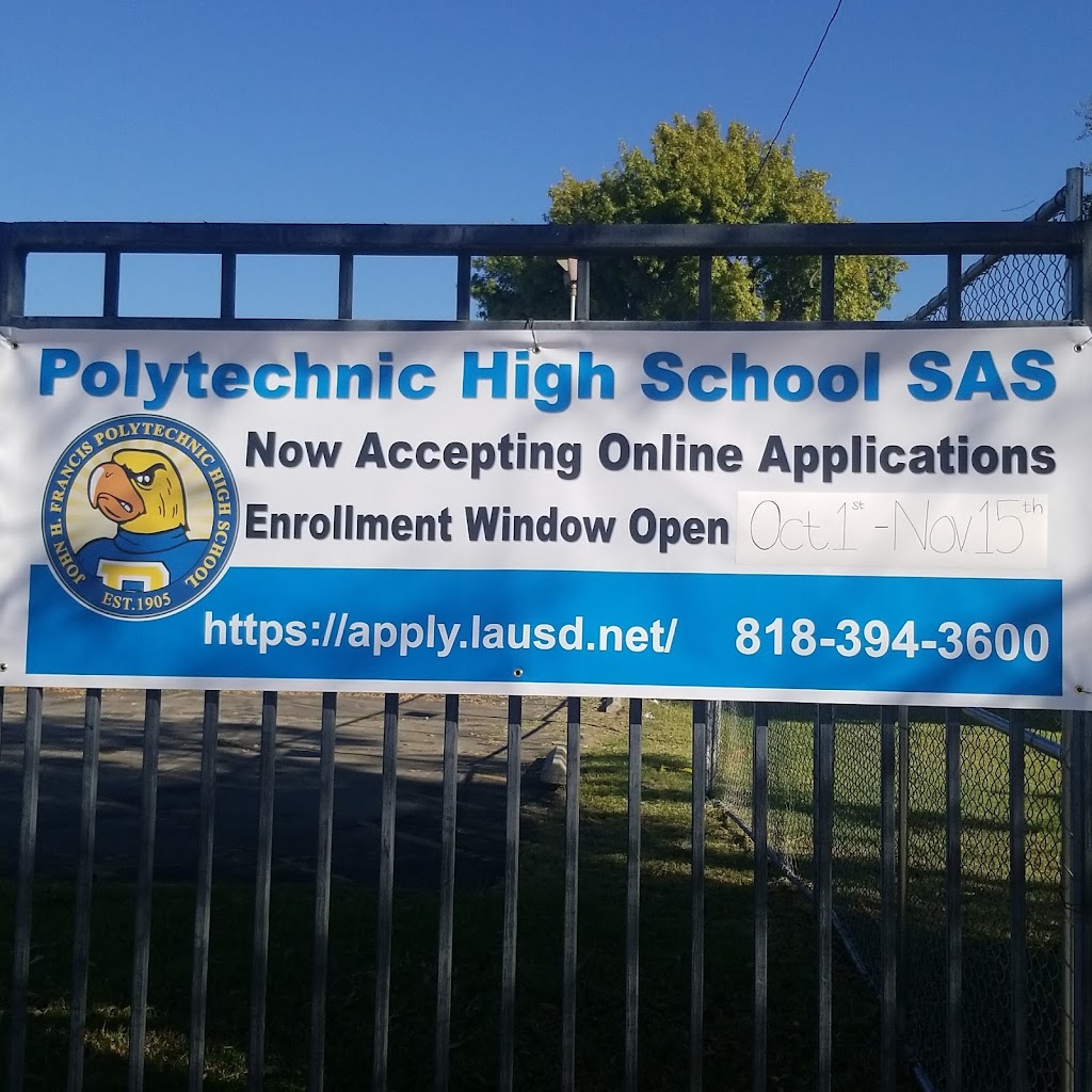 Polytechnic High School | 12431 Roscoe Blvd, Sun Valley, CA 91352, USA | Phone: (818) 394-3600