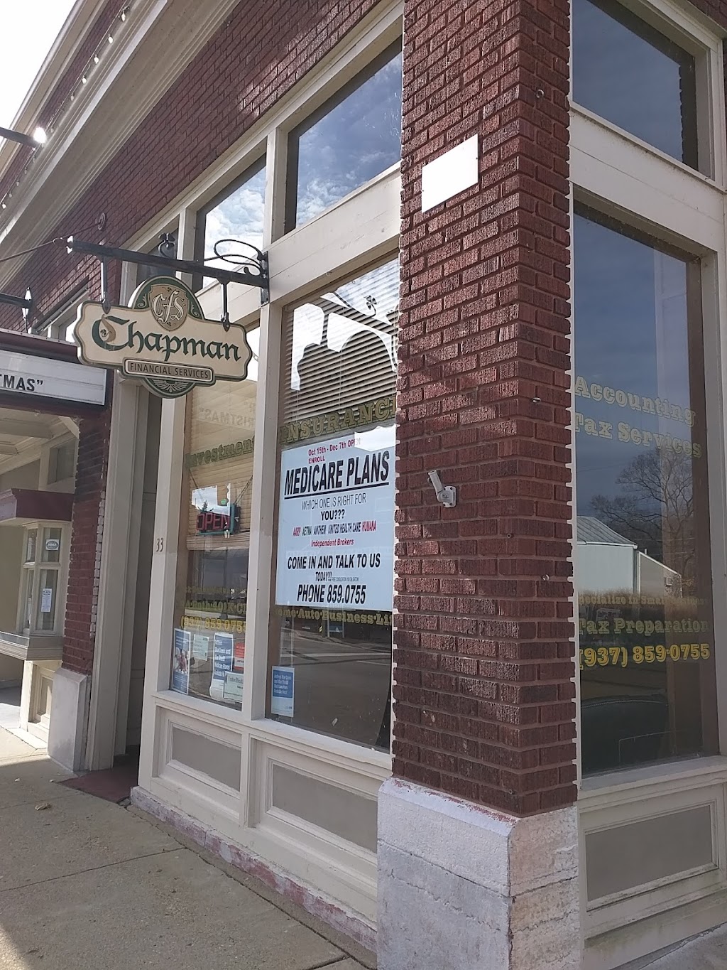 Chapman Financial Services Inc | 33 B S Main St, Miamisburg, OH 45342, USA | Phone: (937) 859-0755